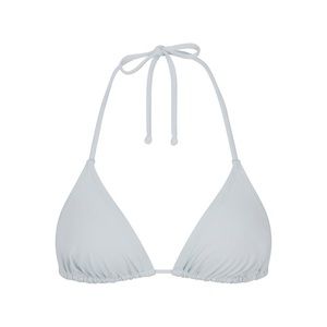 Skims Swim Triangle Top - Faded Denim Wash